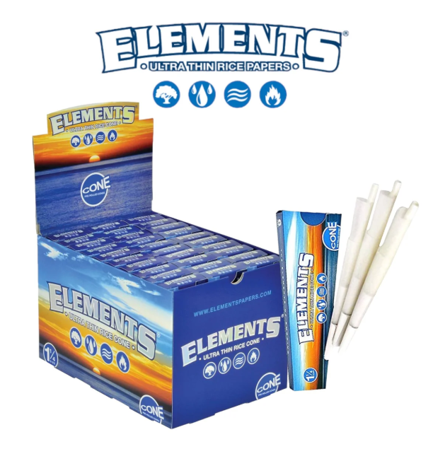 Elements Ultra Thin Cones 6pc 1 1/4 product photo