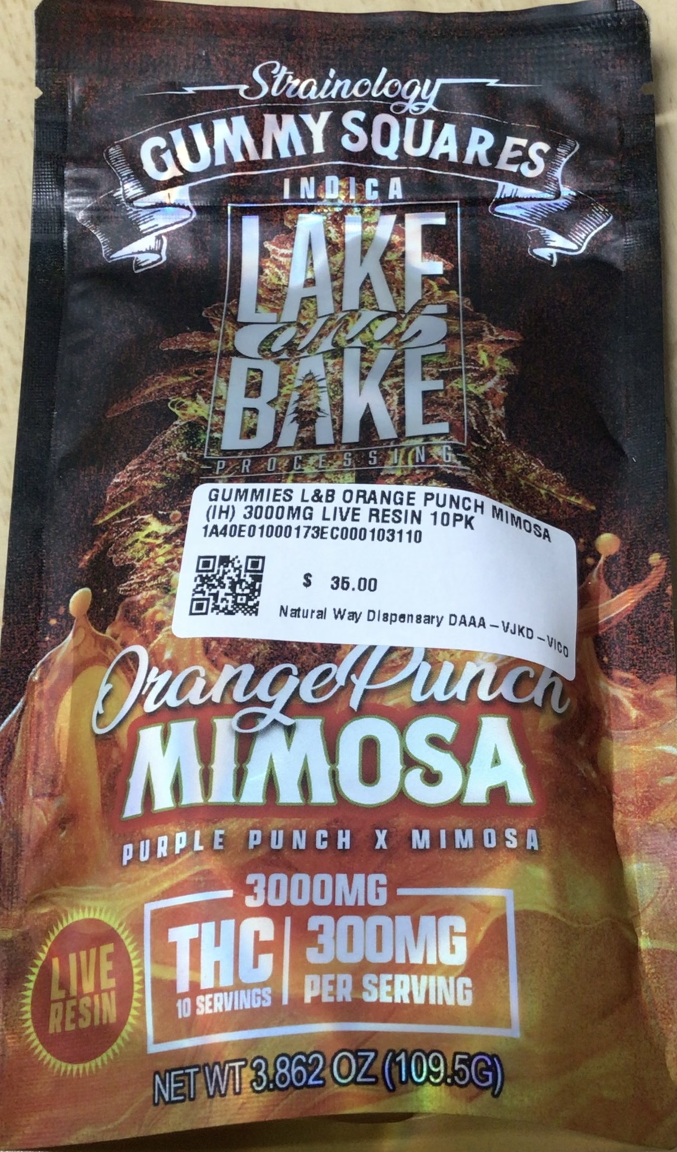 Gummies L&b Orange Punch Mimosa