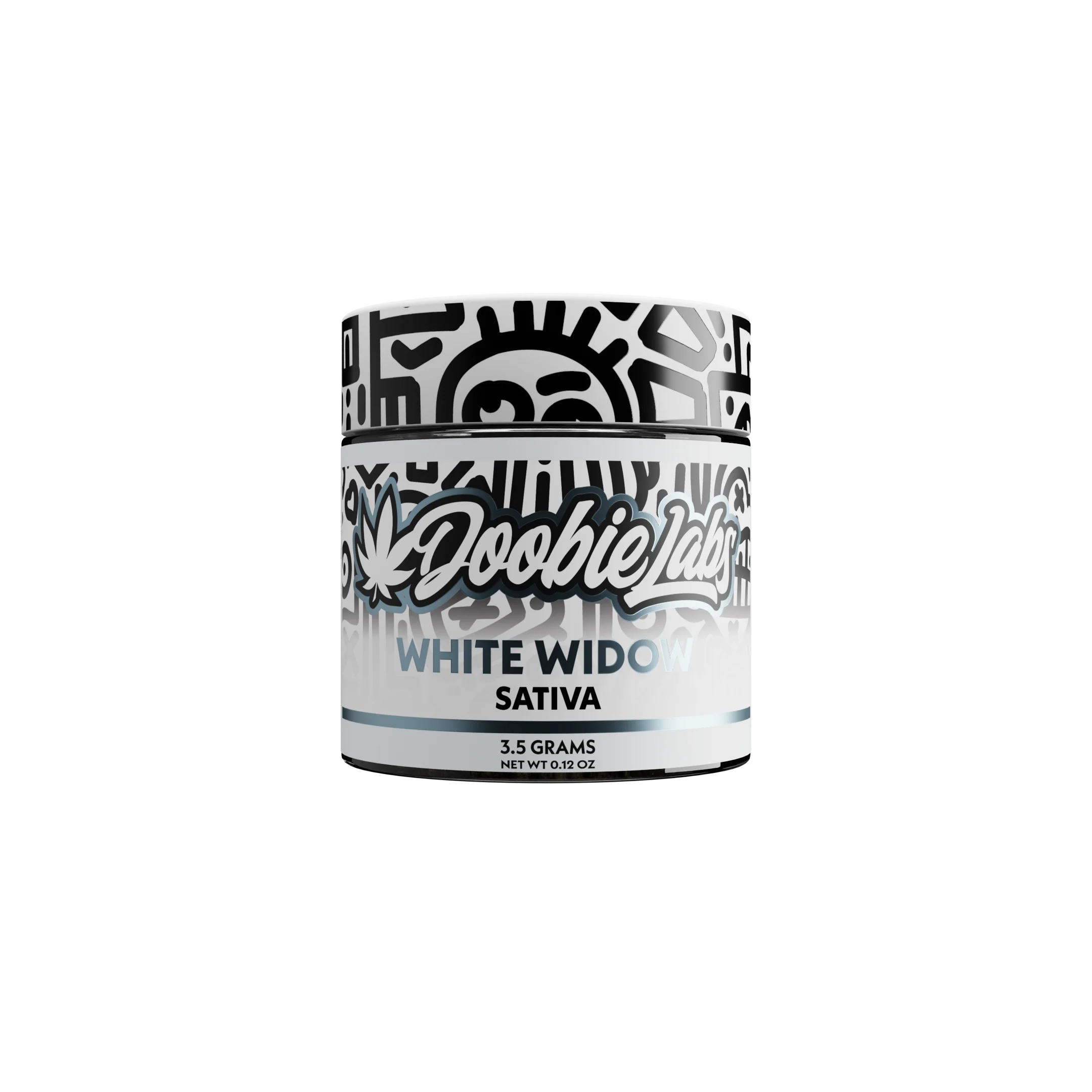 Doobie Labs | Flower | Jar | White Widow | 3.5g | Sativa | 22.94% THC