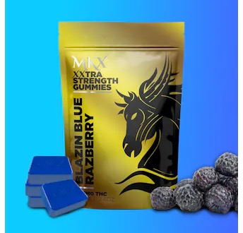 MKX - Gummies - Blazin Blue Razberry - 200mg - 10pk
