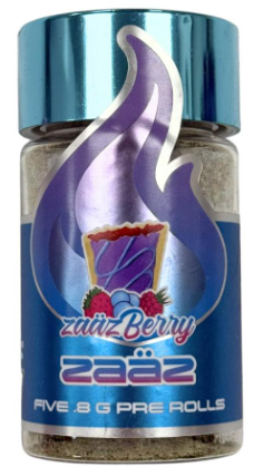 Zaaz | 0.8g x 5 Infused Prerolls | Zaazberry