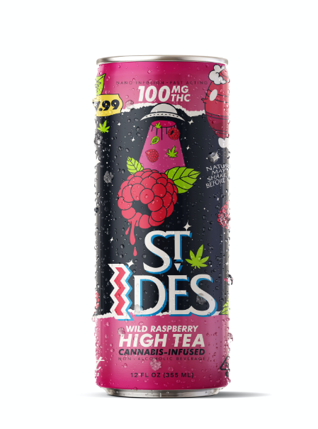 ST IDES - WILD RASPBERRY | 12OZ HIGH TEA 100MG