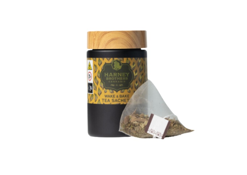 Harney Brothers Wake & Bake 5pk Tea Sachet 50mg