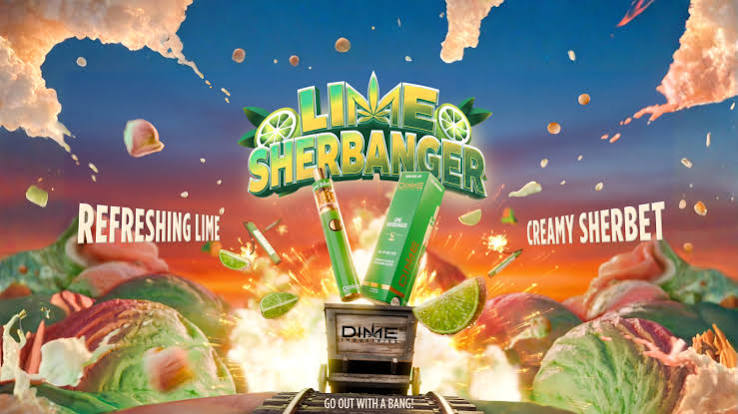 Dime | AIO Vape | Lime Sherbanger