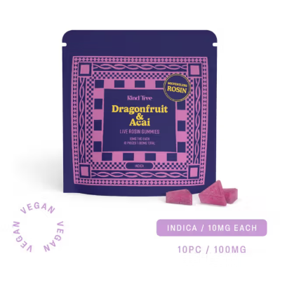 Dragonfruit and Acai | Live Rosin Soft Lozenges [10pk x 10mg]