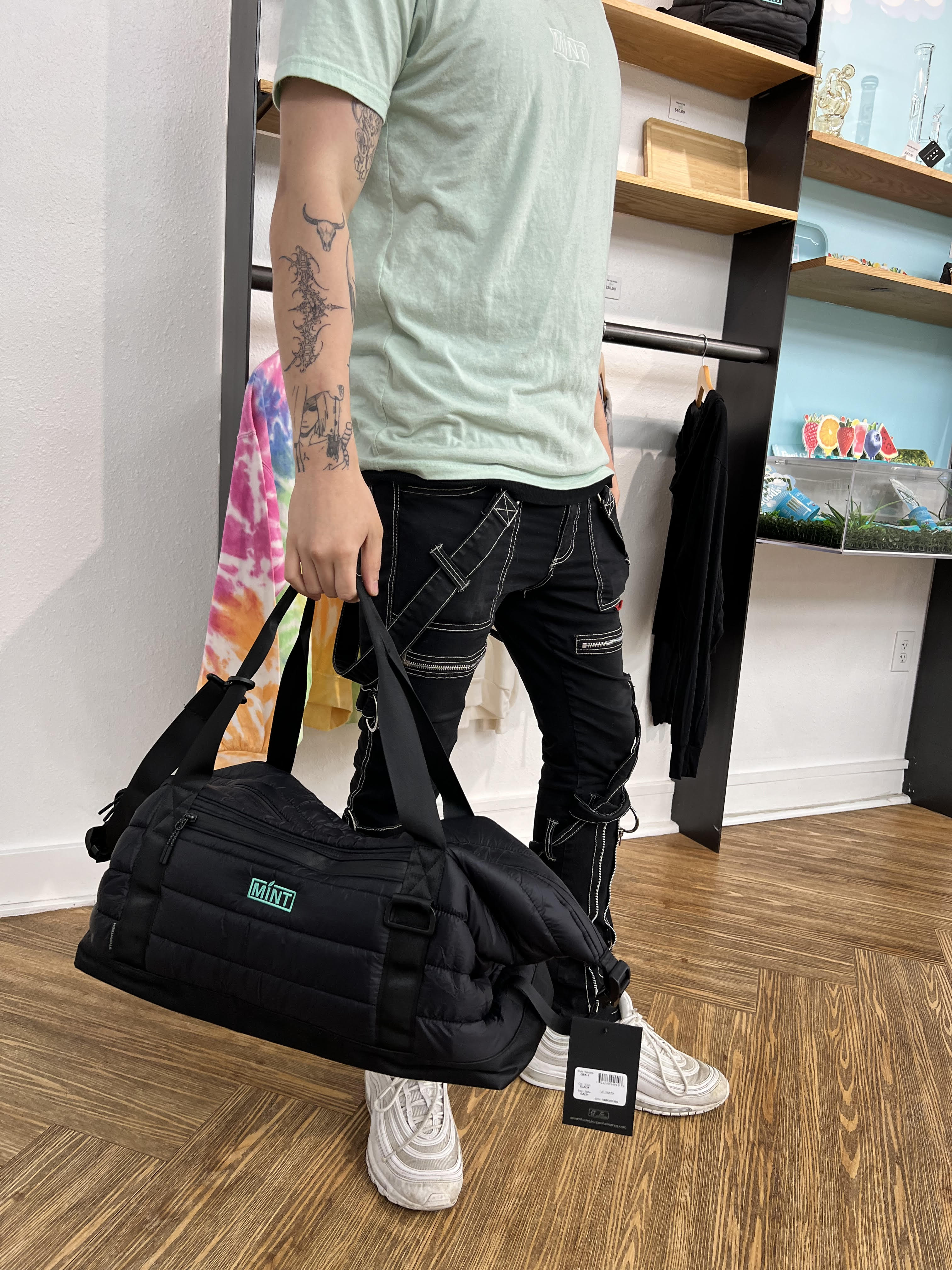 Stavenger Quilted Duffel - Mint Cannabis Co.