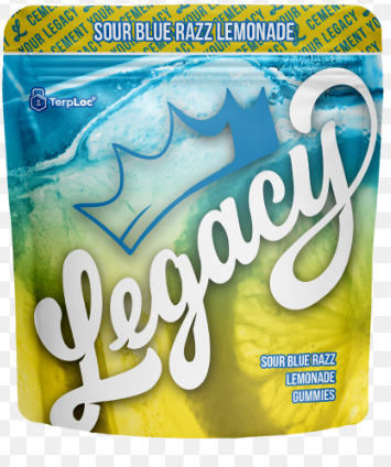 Sour Blue Razz Lemonade 10pk Gummies | 100mg