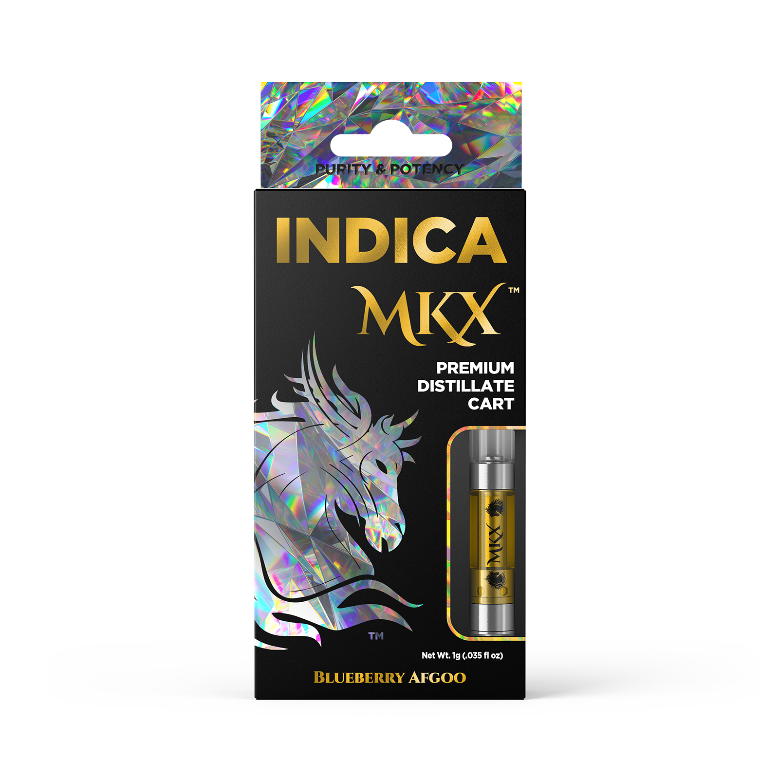 Blueberry Afgoo Distillate Cartridge | 1g