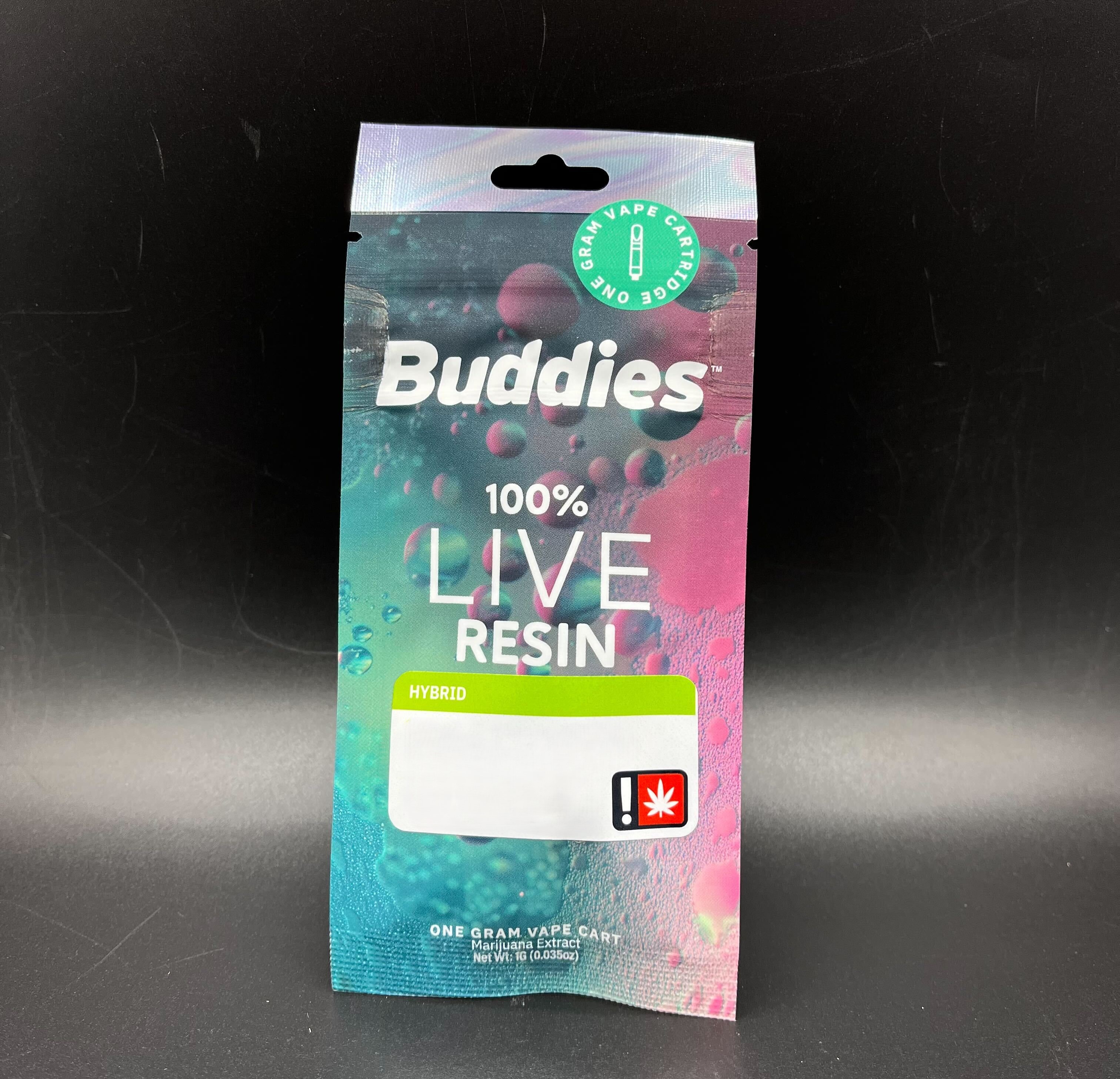 Buddies - Cart - Live Resin - - Peanut Butter Breath