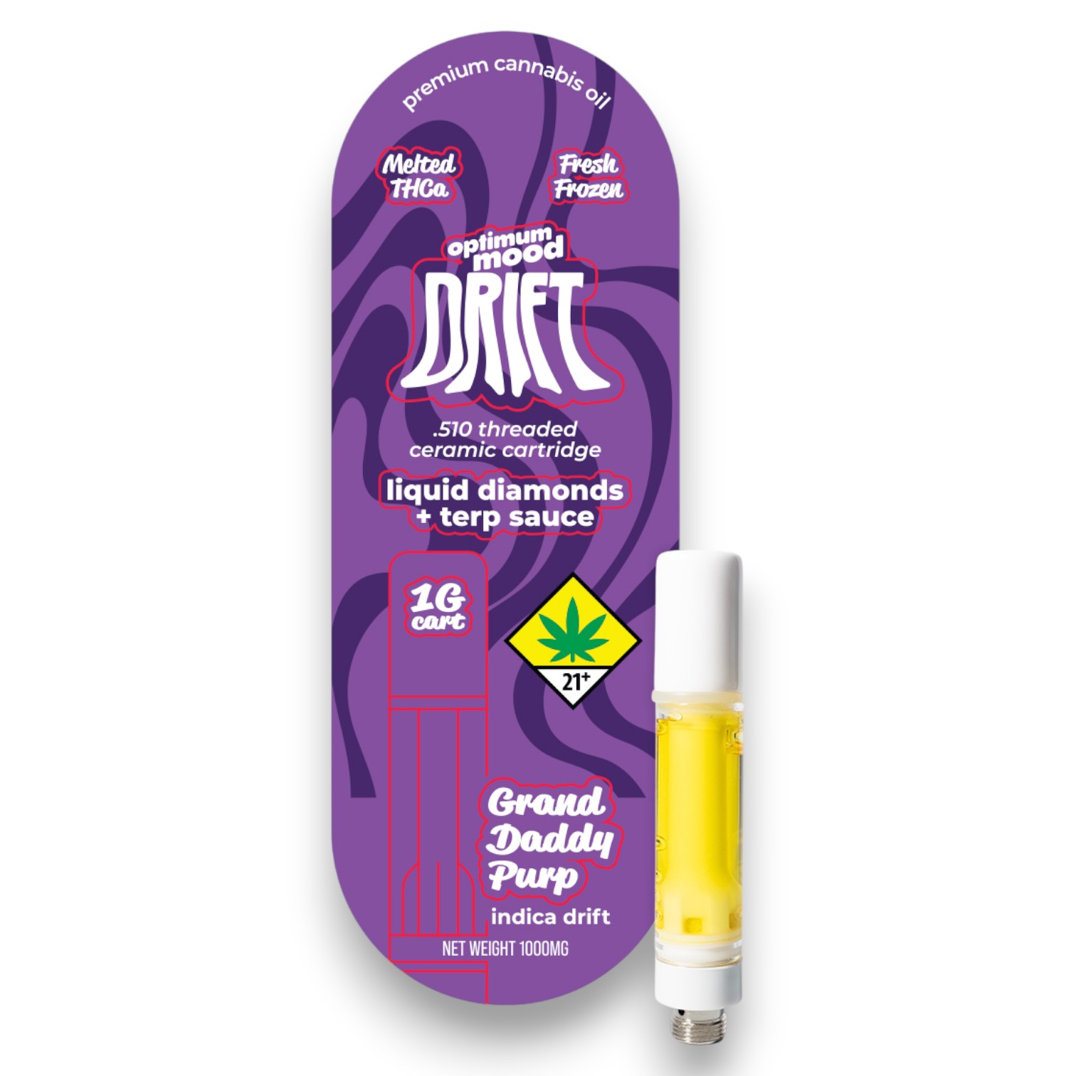 Granddaddy Purp - Terp Sauce Ceramic Cartridge