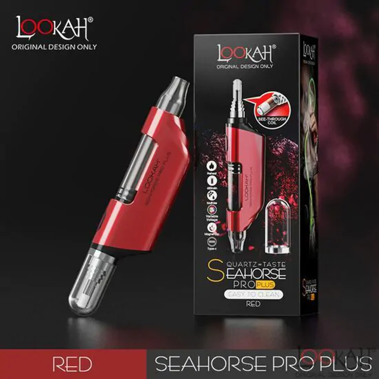 LOOKAH Seahorse Pro Plus: Red