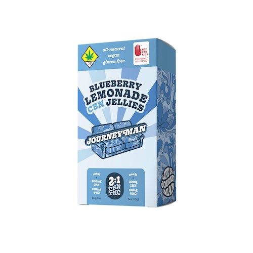 Journeyman Blueberry Lemonade CBN (20:1) 10pk Jelly Gummy