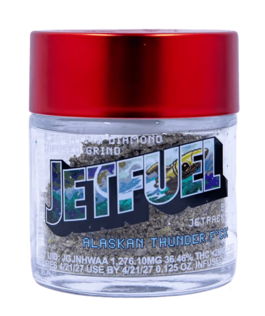 Alaskan Thunder F*ck | Jetfuel Infused Ground Flower | 3.5g