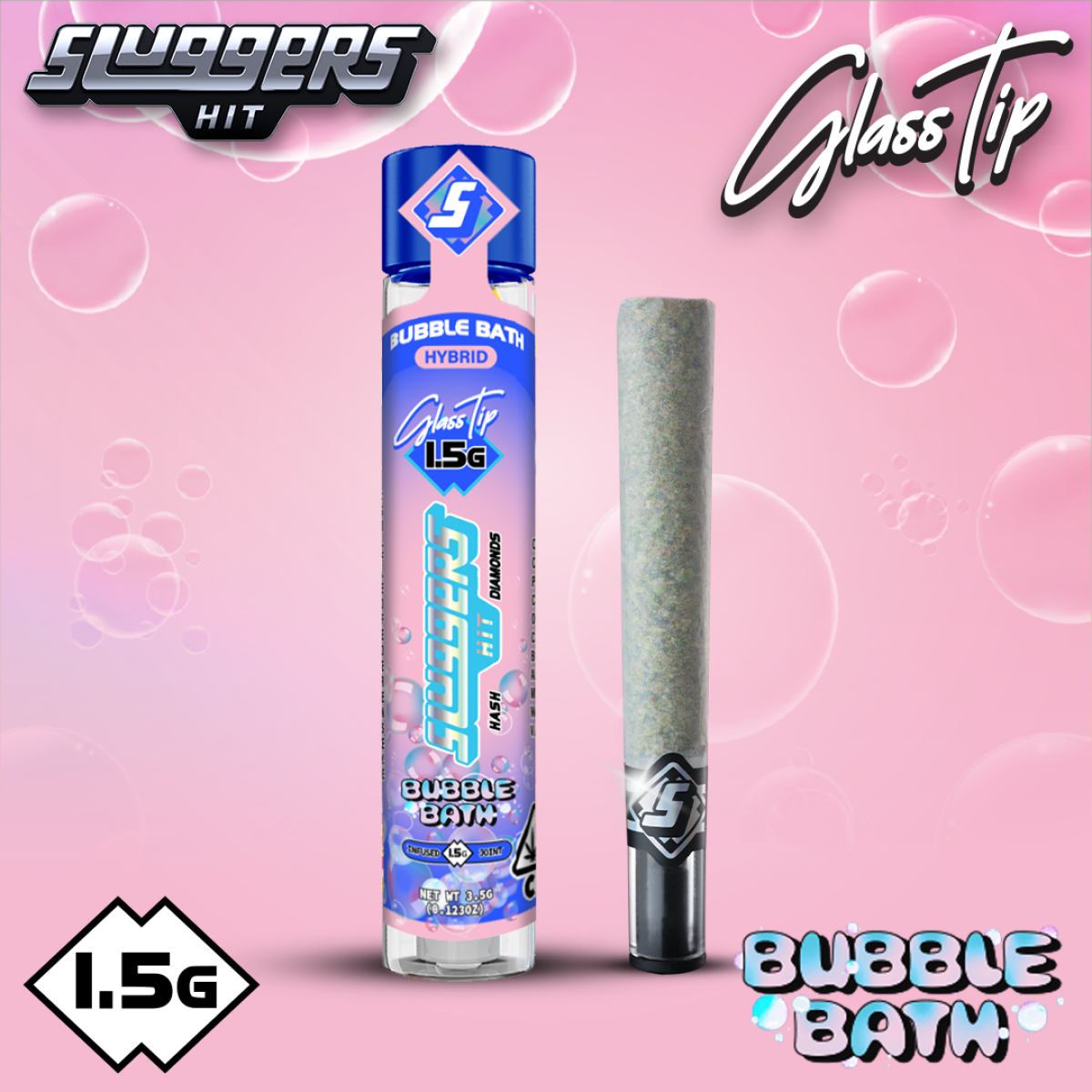 Sluggers - Bubble Bath Infused Pre-Roll [1.5g]