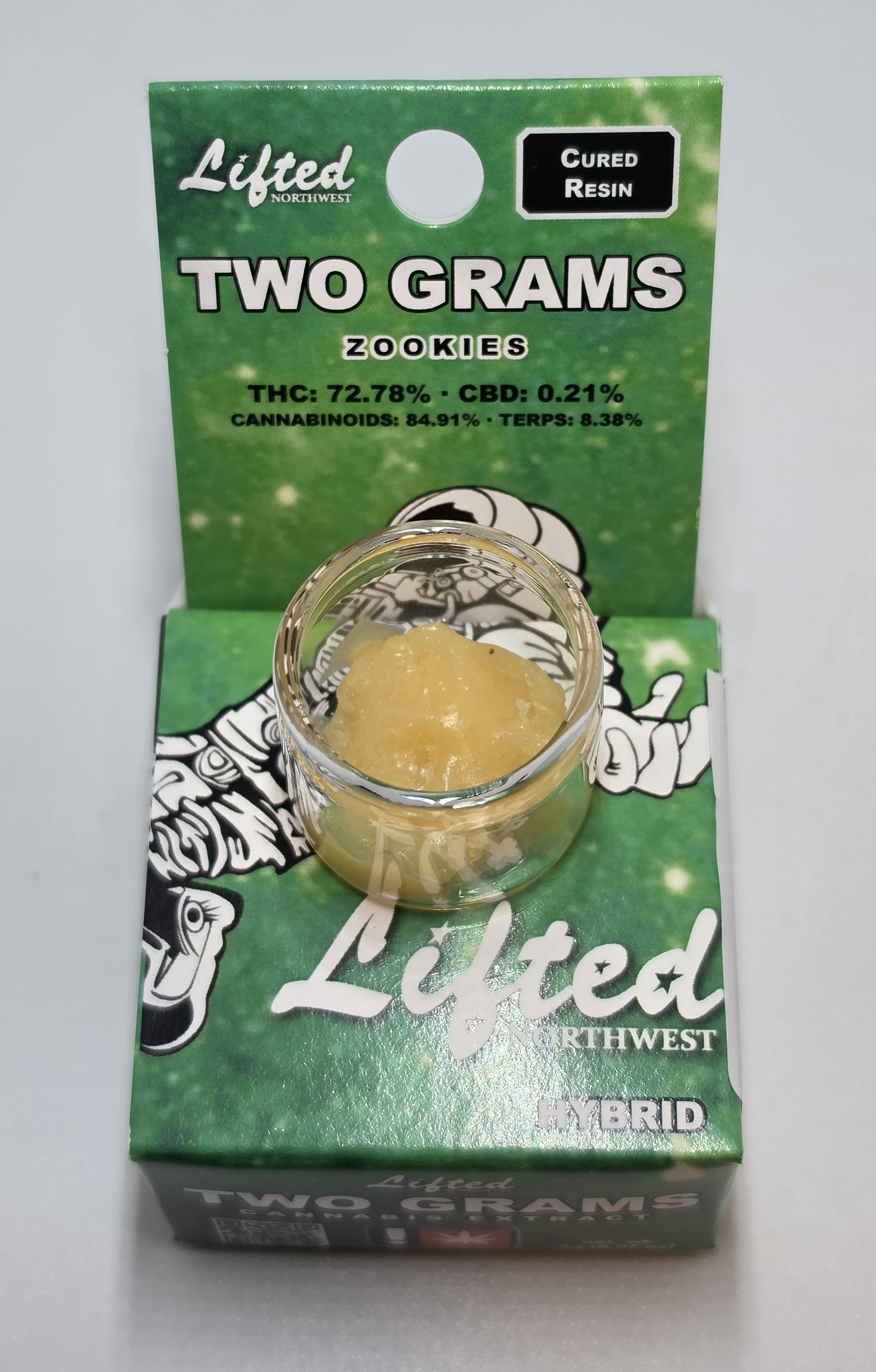 LIFTED - EXTRACT - CURED - 2G - HYBRID - ZOOKIES