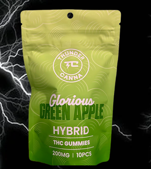 THUNDER CANNA | Edible | Gummies | Green Apple | 200mg