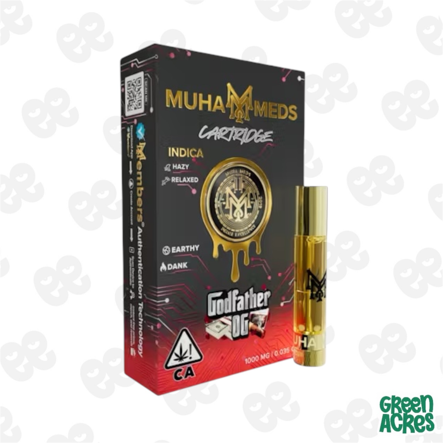 Muha Meds: Godfather OG 1G Cart (I)