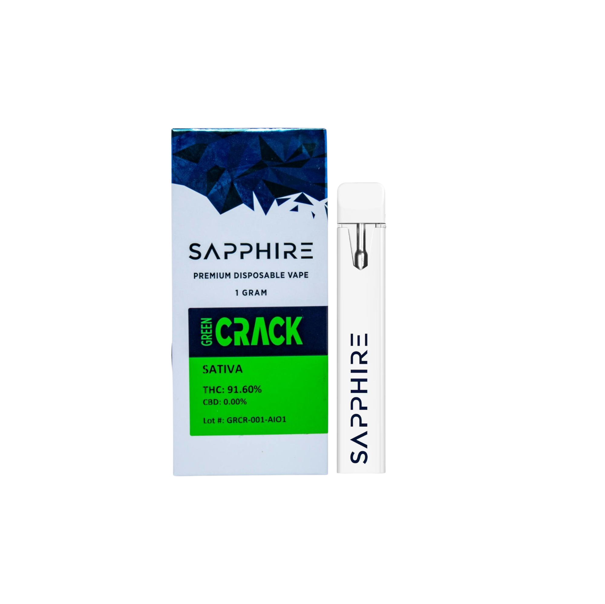 Sapphire Green Crack Vape