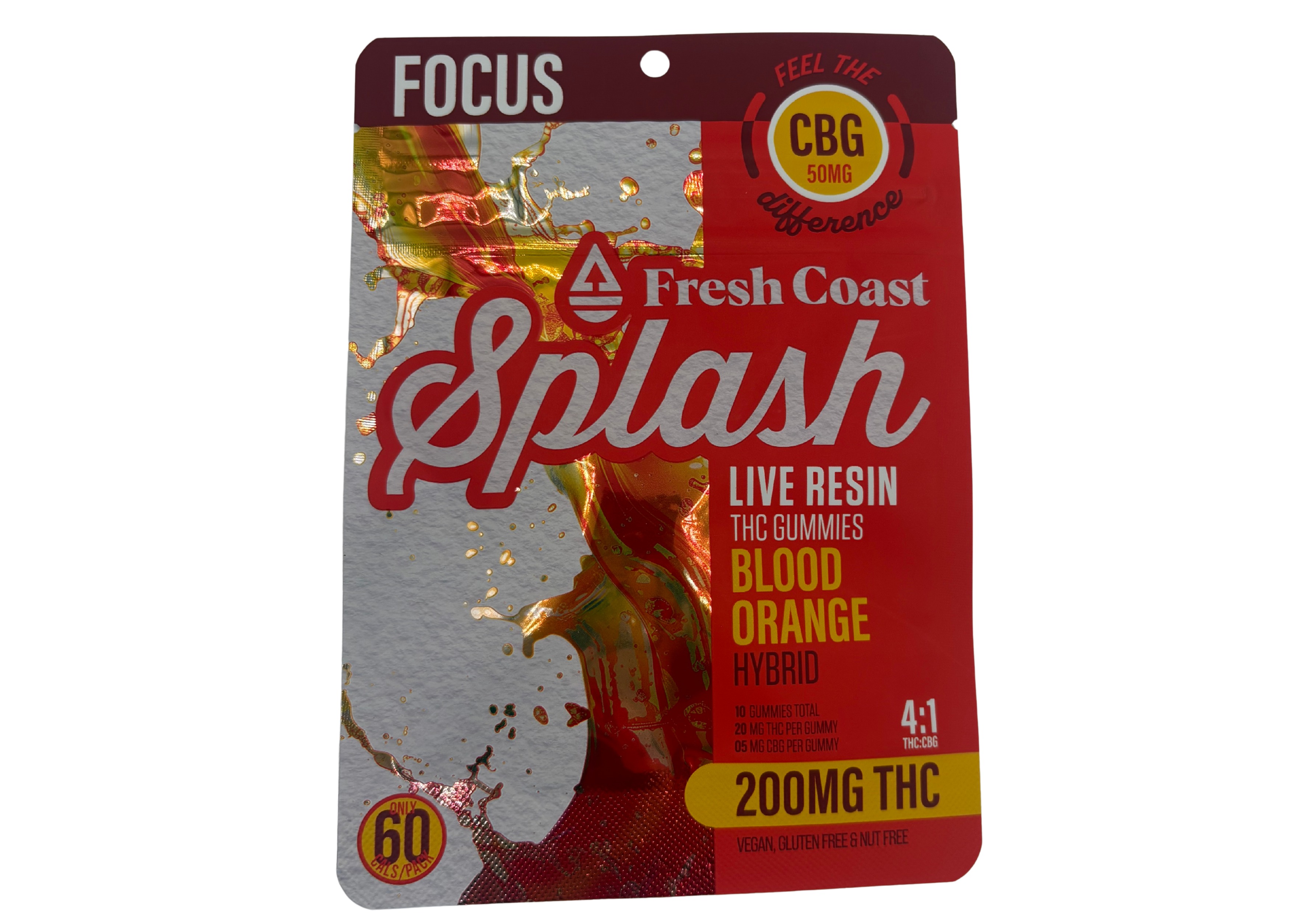 Blood Orange 200MG - Focus (4:1 THC:CBG)