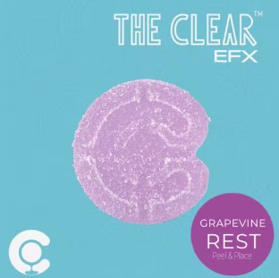 The Clear Edibles 10pk/100mg Fast Acting- Grapevine Rest 2:1:1 (THC:CBD:CBN)