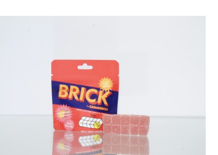 Cannabals - Strawberry Banana Fast Acting Brick Gummies 10pk - 100mg