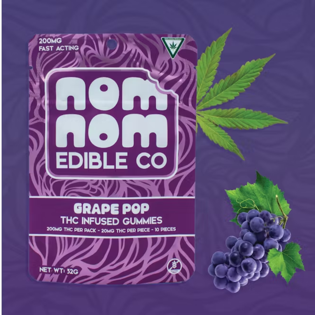 Nom Nom - 200MG Gummy - Grape Pop