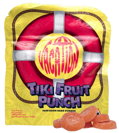 Tiki Fruit Punch Hash Rosin Gummies (20pk)