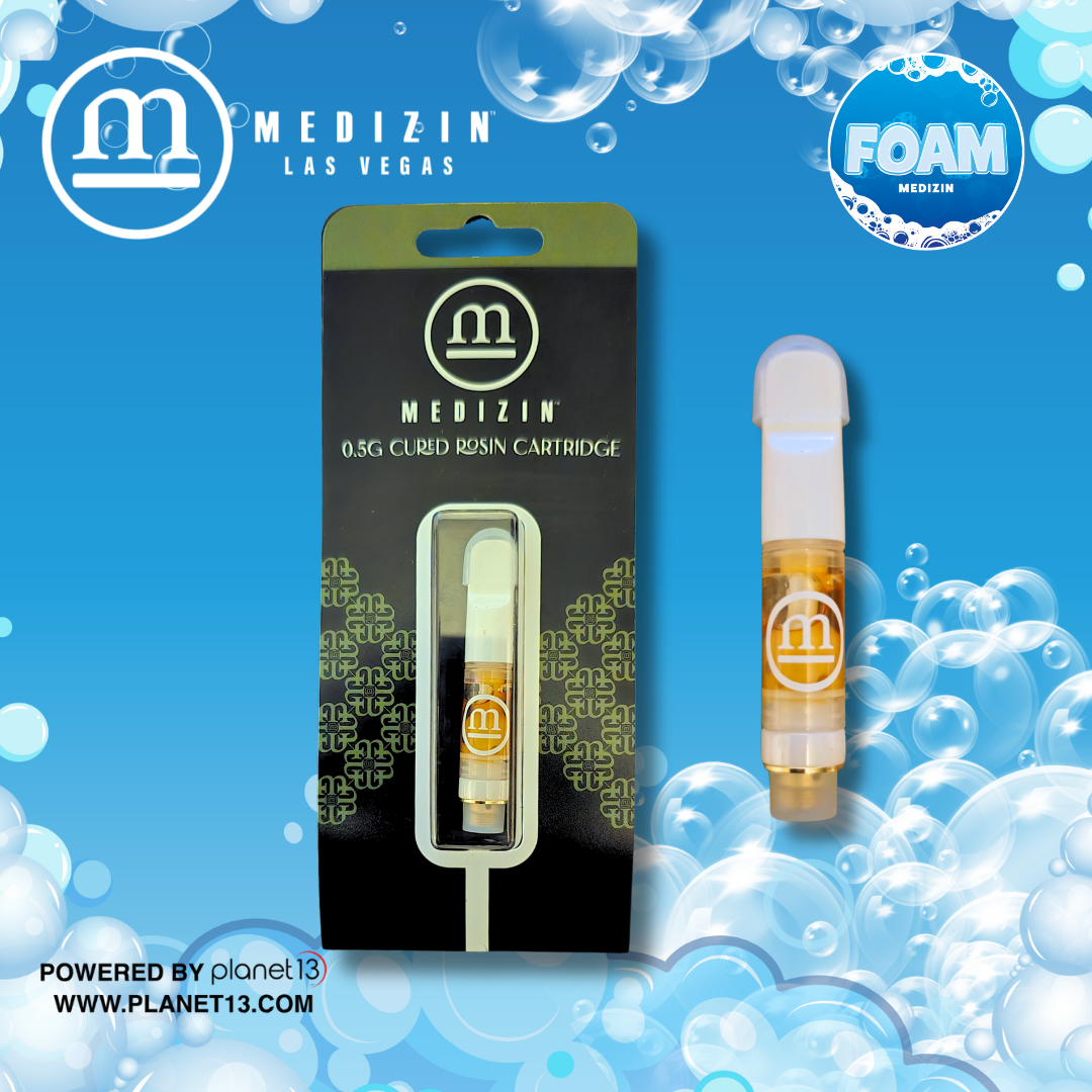 Medizin Foam .5g Cured Rosin Vape Cartridge