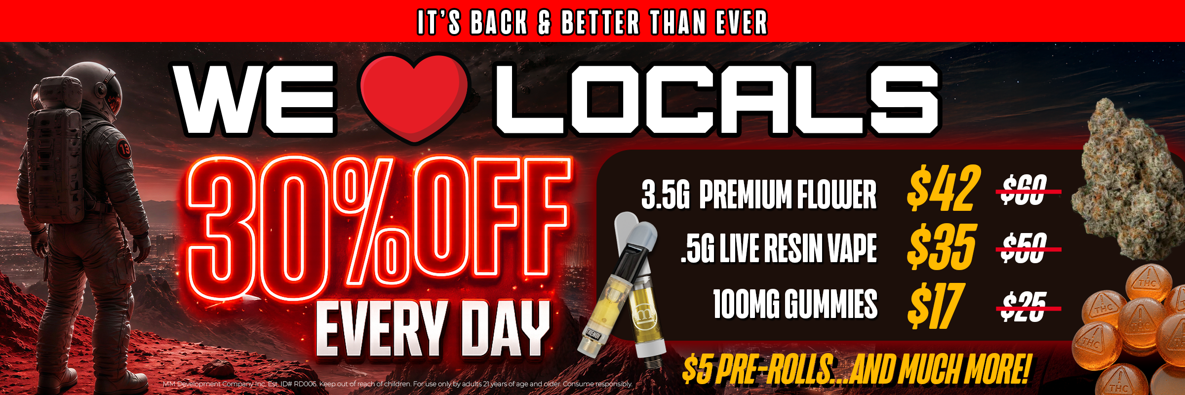 We <3 Locals 30% Off Everyday