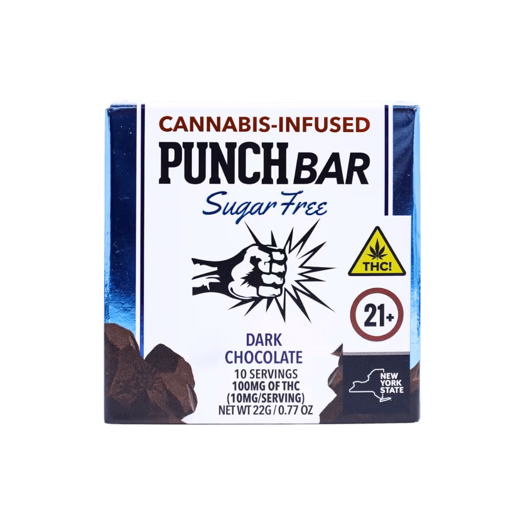 Punch Bar Sugar Free Dark Chocolate 100mg