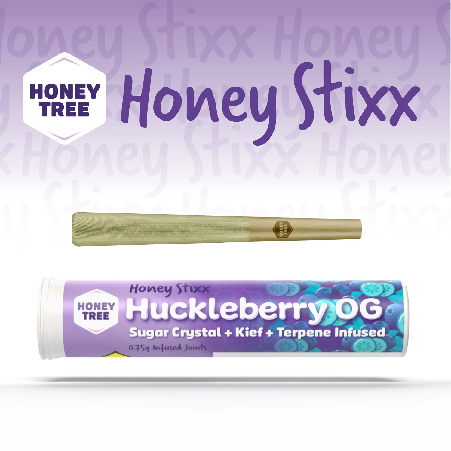 Huckleberry OG Sugar Crystal + Kief + Terpene Infused | .75g