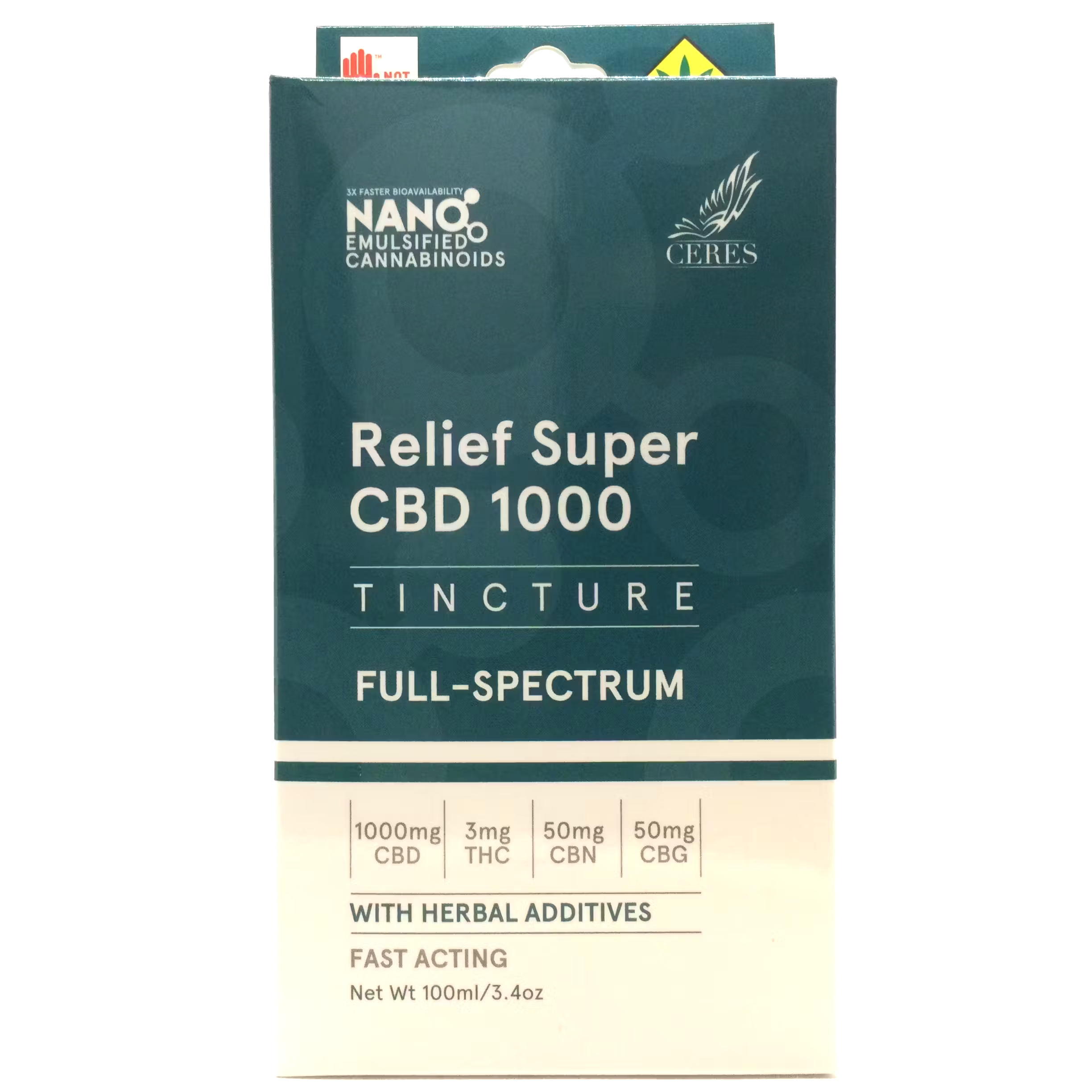 Relief Super CBD Tincture | 1000mg