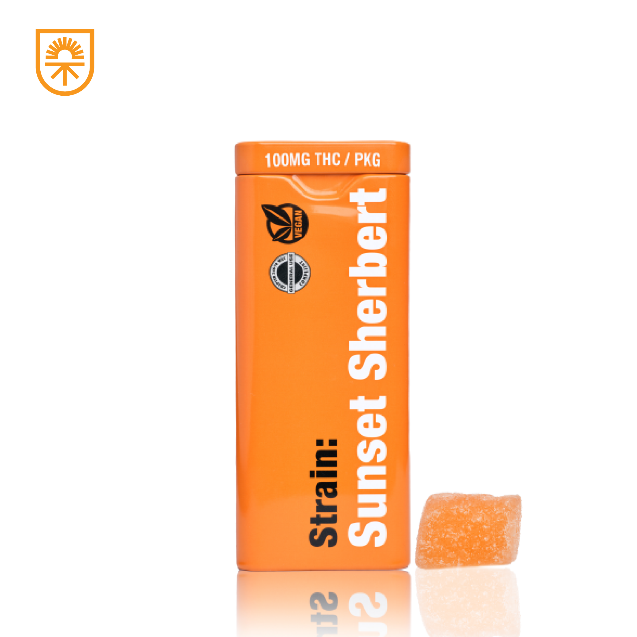 Orange (Creative) Rosin Gummies 20 Pack 100mg Drops