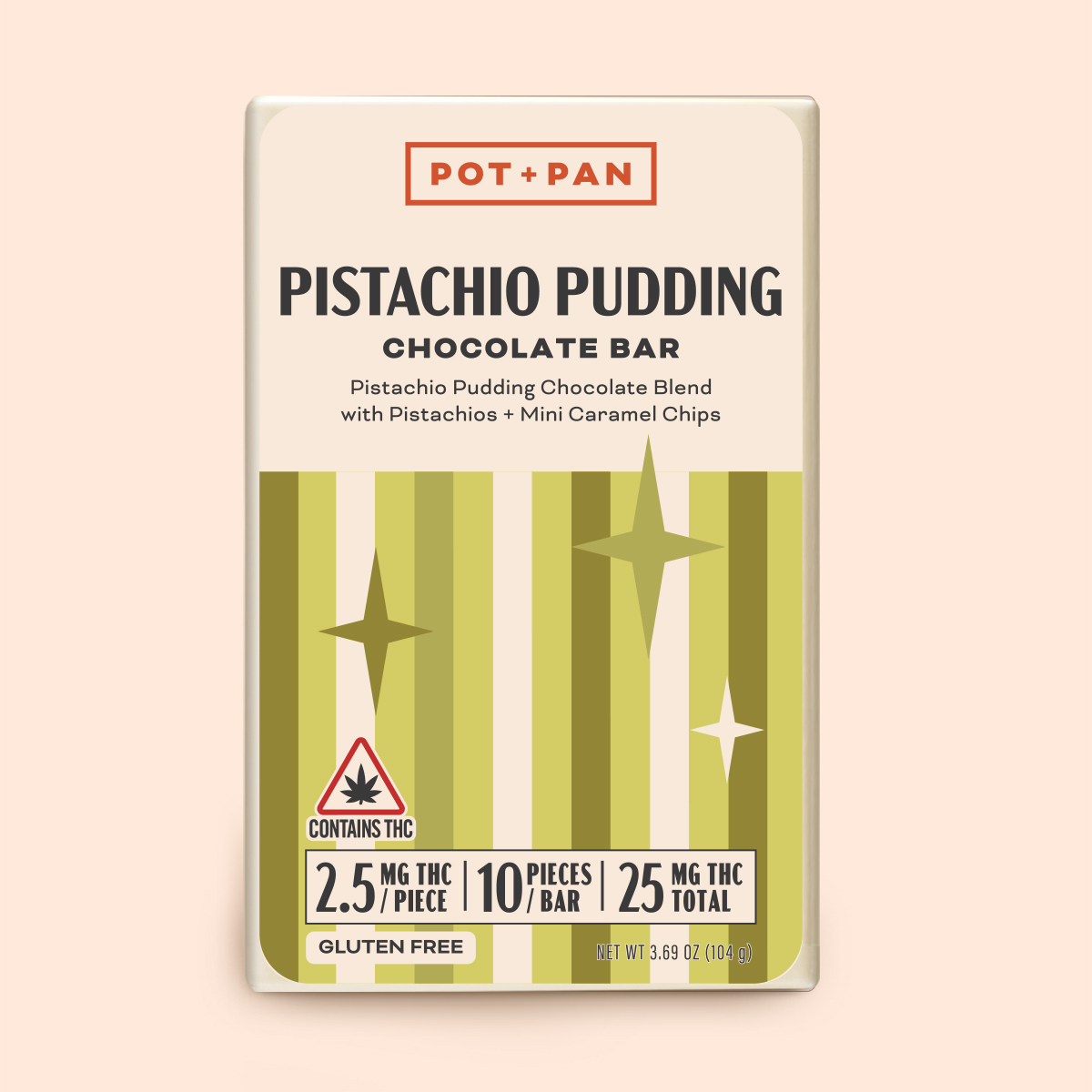 Pistachio Pudding Chocolate Bar 2.5mg