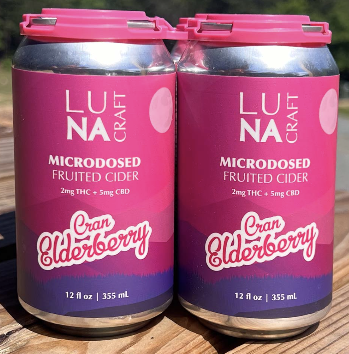 Luna Microdosed Cider 2thc 5cbd Cran Elderberry