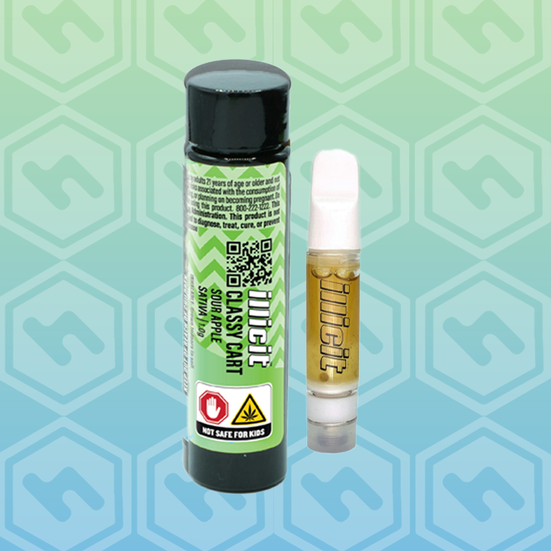 Illicit Gardens | Sour Apple | Distillate Cartridge | 1g