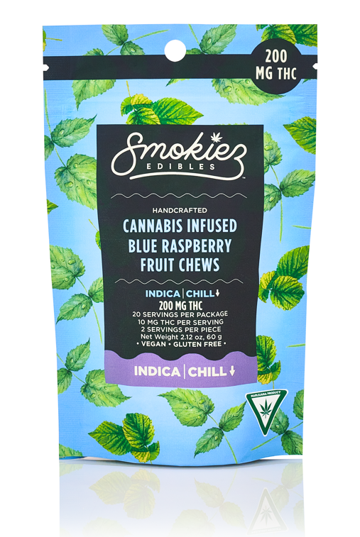 Smokiez   Sweet Blue Raspberry   200mg