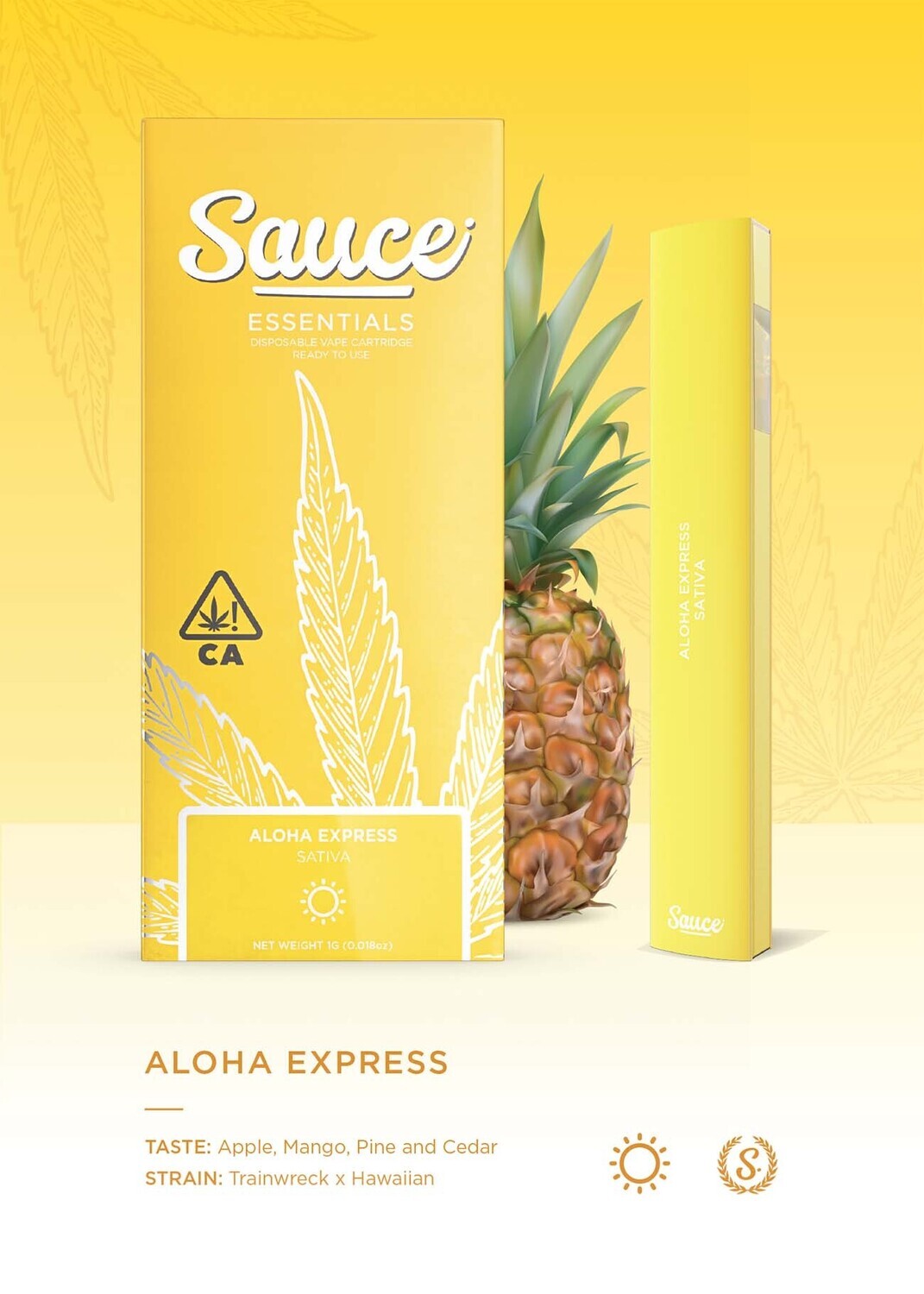 Live Resin Disposable - Aloha Express - 1g