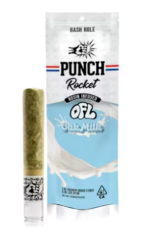 Punch Extracts x Oakfruitland Rocket Oak-Milk x Sherb Shake Rosi Infused Preroll 1.6g
