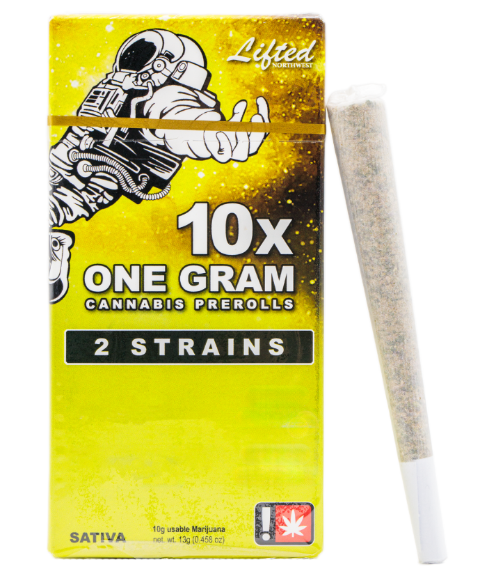 LIFTED - PREROLL - 10PK - SATIVA - BAJA  BLASTEROID x CHEM DE LA CHEM