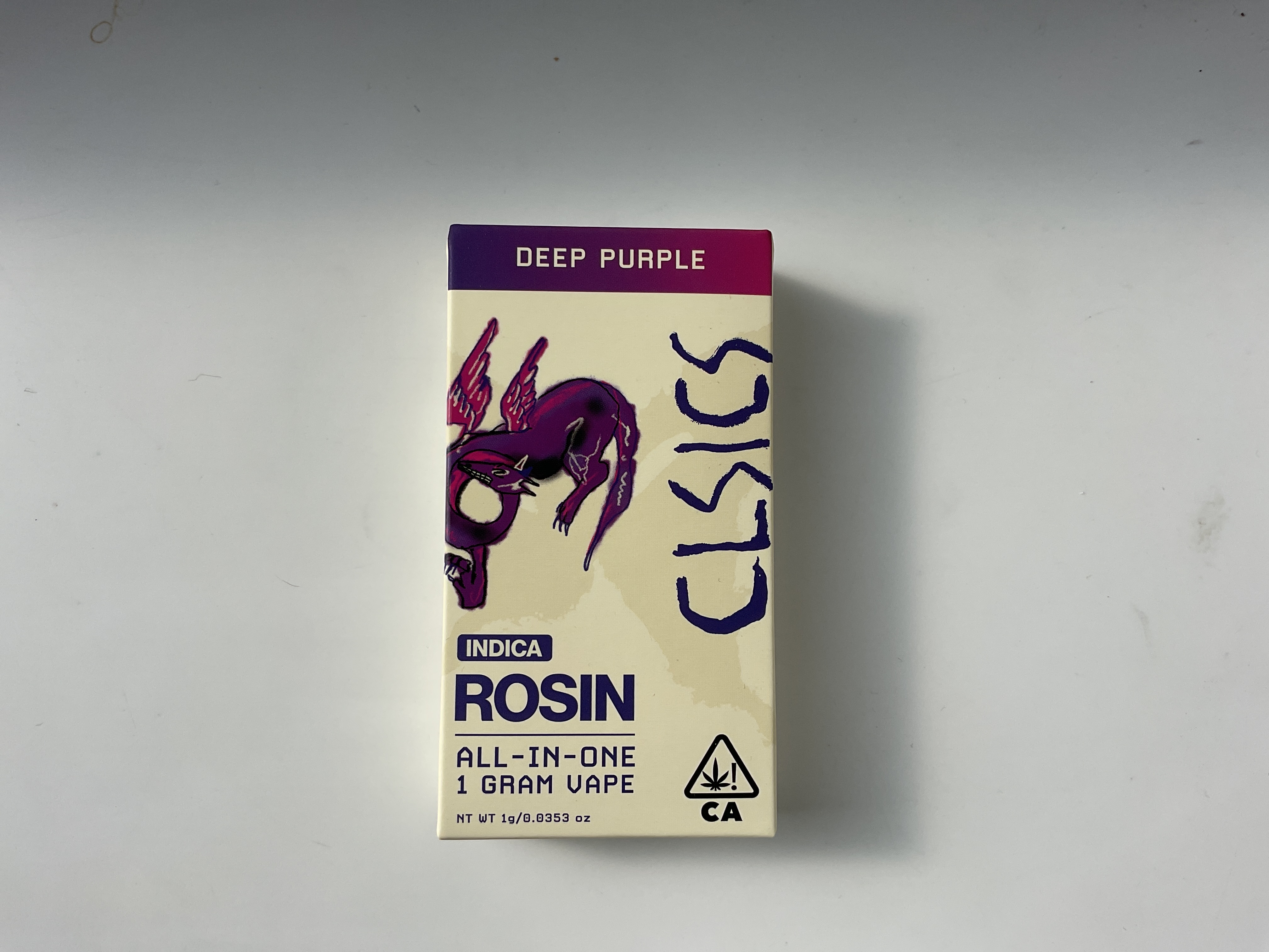 DISPOSABLE (LIVE ROSIN) - INDICA - DEEP PURPLE