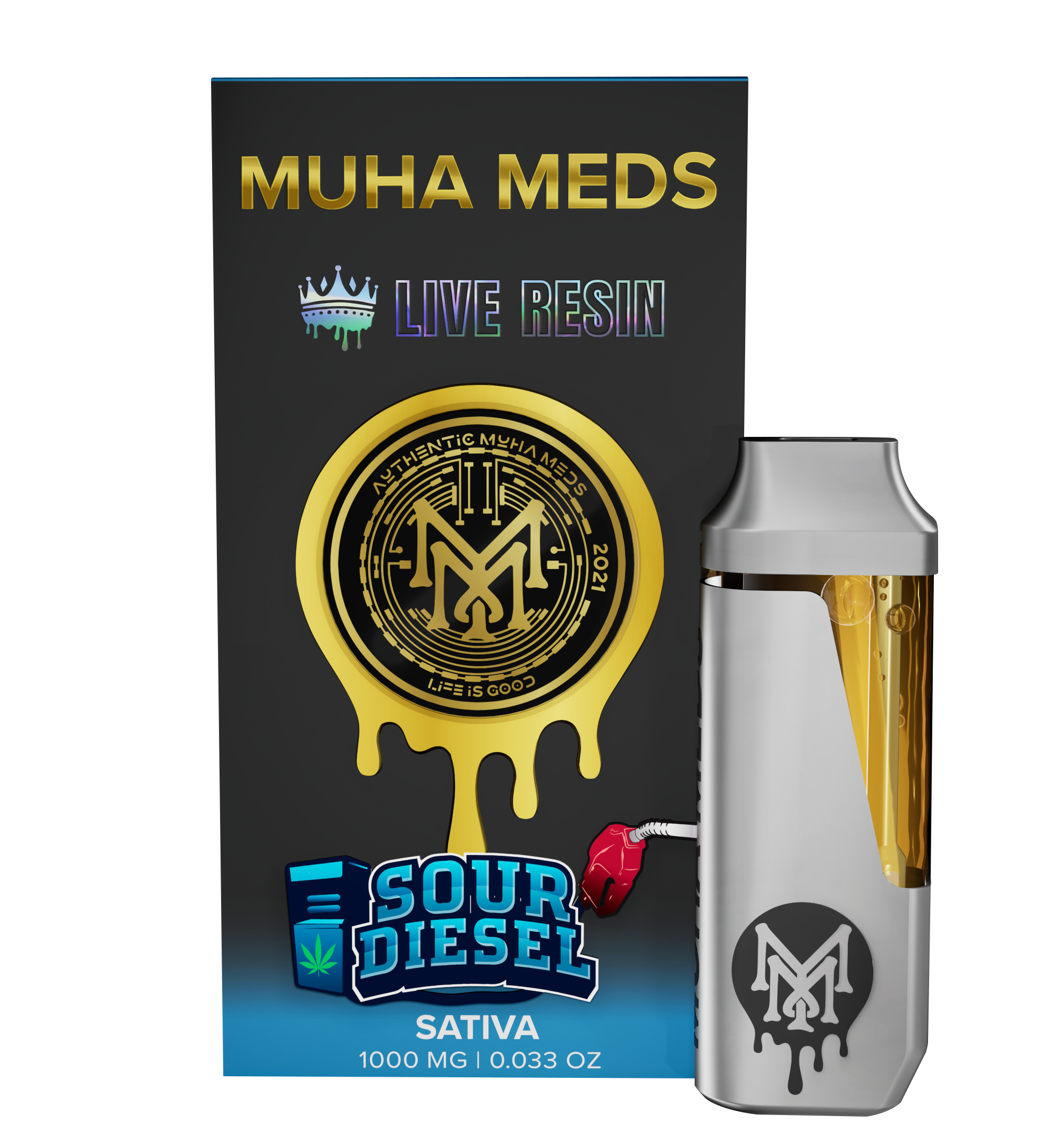 Muha Meds Live Resin Disposable Sour Diesel