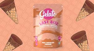 Gelato Last Bite - Milk Chocolate Caramel - 200mg Cones