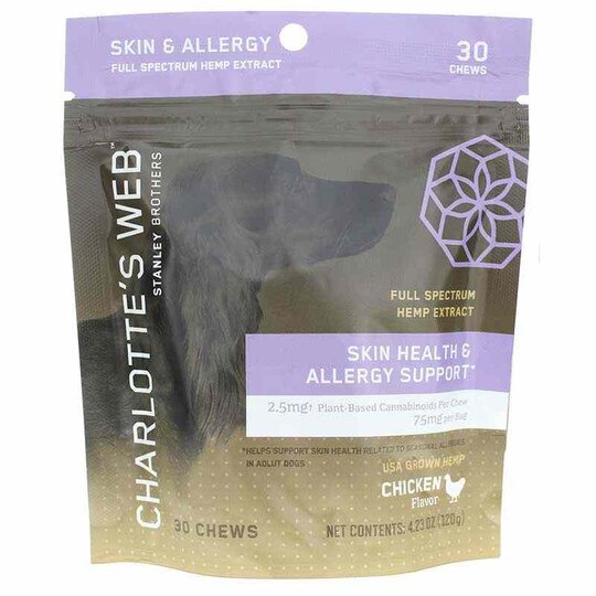 CW Pet Chews Skin Health & Allergy Support Chicken Flavor (60ct)