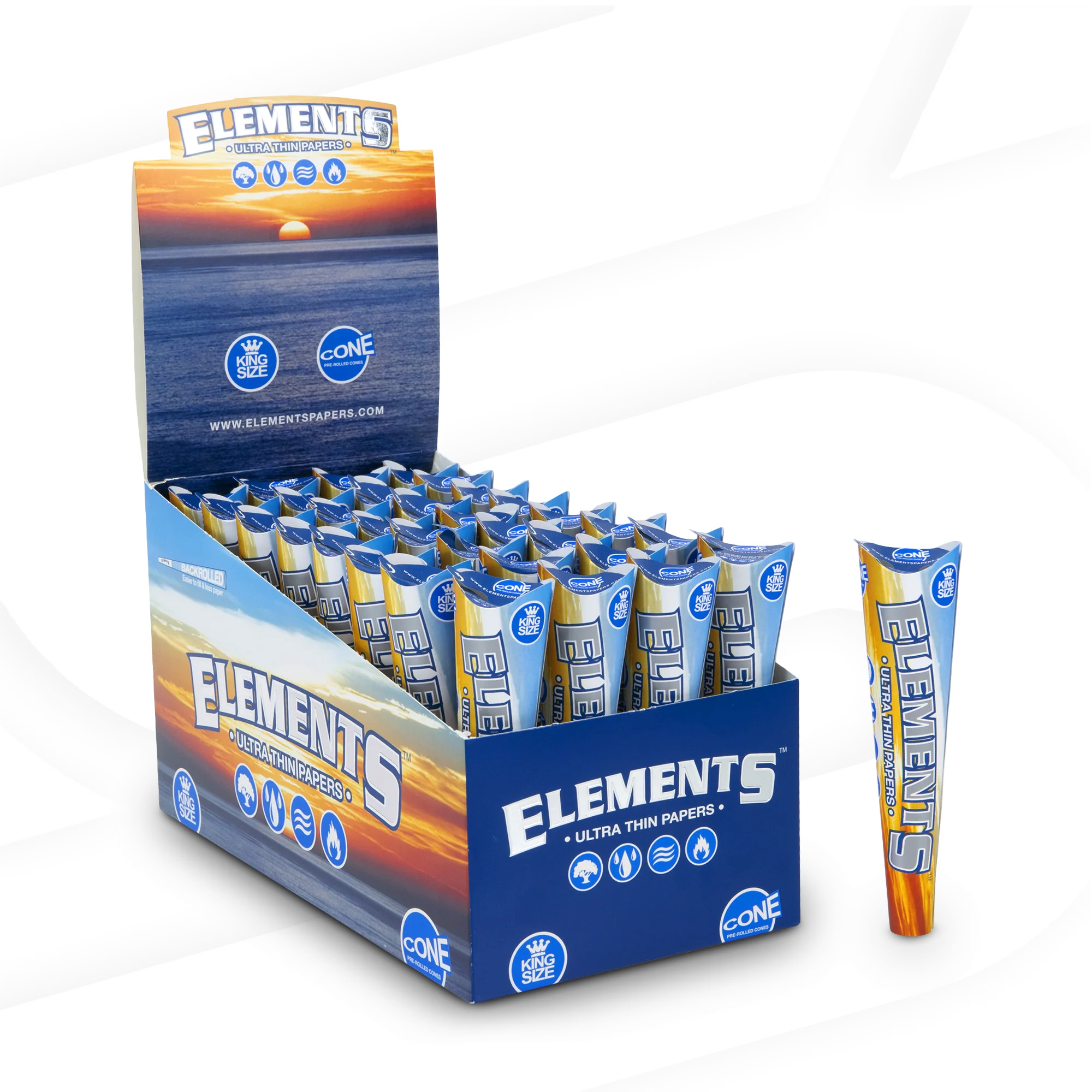 Elements | King Size Cones