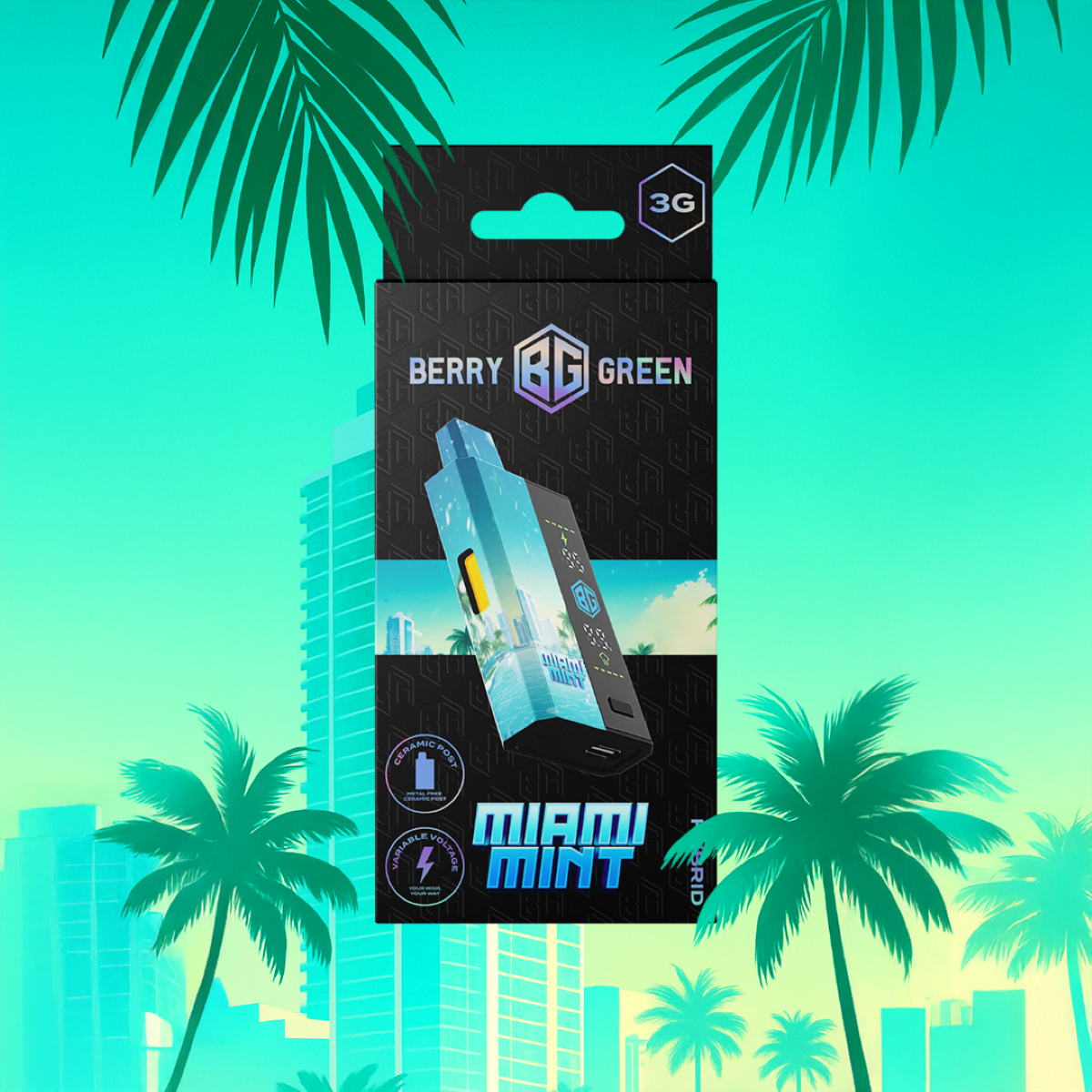 BERRY GREEN - MIAMI MINT - DISPOSABLE