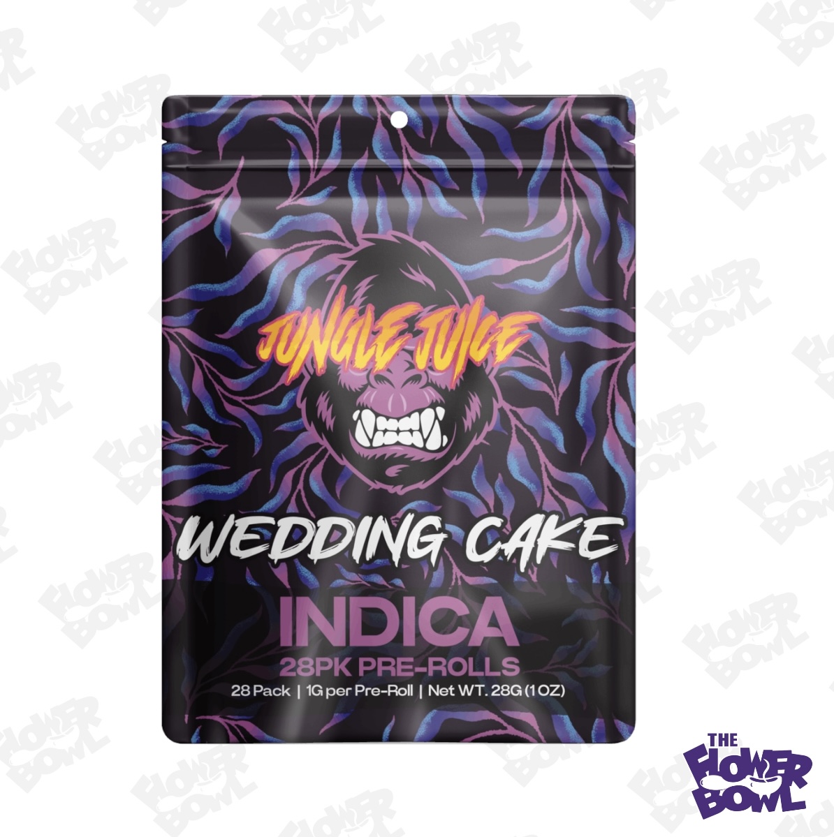 Jungle Juice: Wedding Cake (I) 28-Pack 1G Prerolls