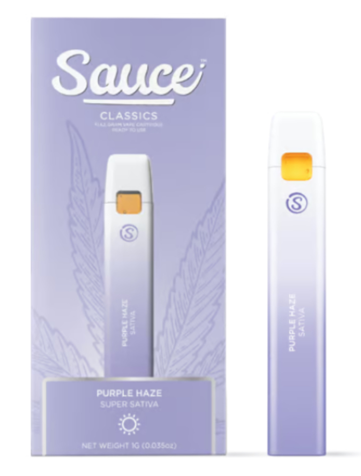 DISPOSABLE (DISTILLATE) - - SATIVA - PURPLE HAZE