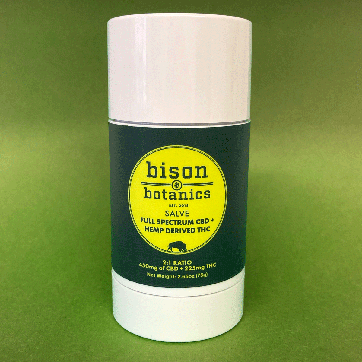 Bison Botanics | Salve | 800mg TCH / 1100mg CBD | 3.3oz Jar