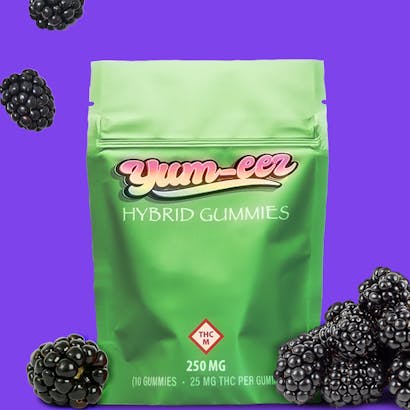 Blackberry 250mg gummies - Yumeez